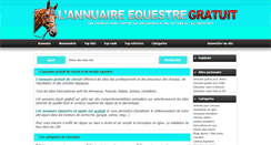 Desktop Screenshot of annuaire-chevaux.com